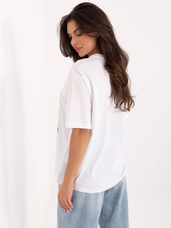 Fresh Made T-shirt-D12083AI02799A-white-blue