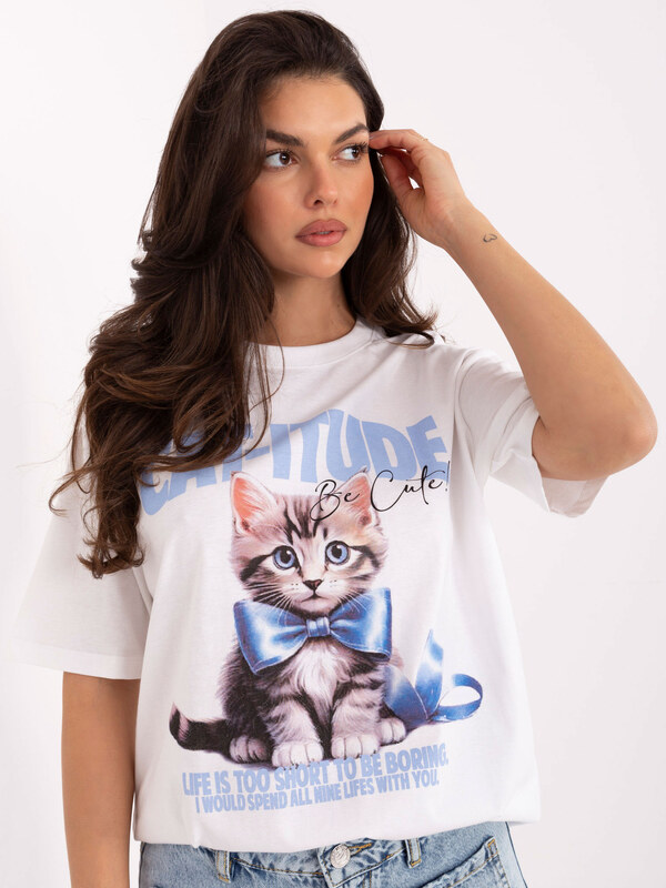 Fresh Made T-shirt-D12083AI02799A-white-blue