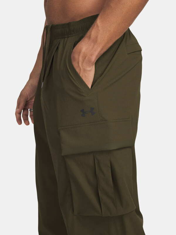Men's Under Armour UA UNSTPBLE TXTR WOVEN CARGO-GRN - Men's Sports Trousers