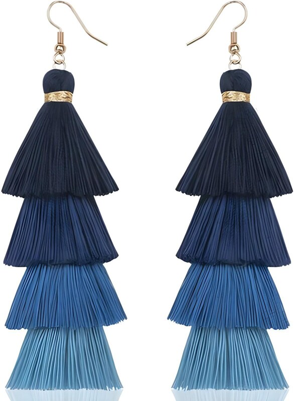 IZMAEL Minđuše QU-32603 - Plava