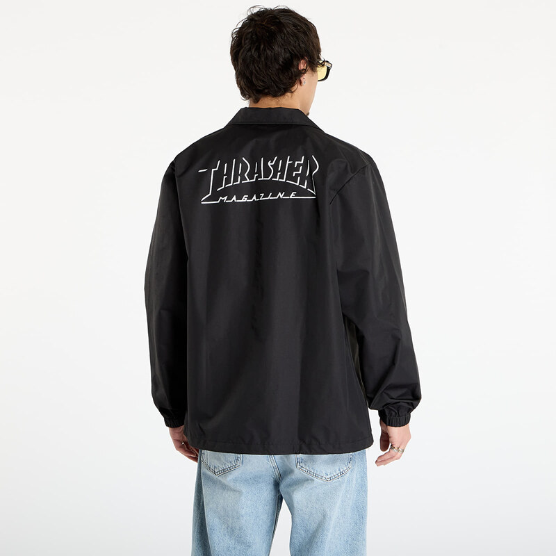 Jakna Thrasher Shadow Mag Logo Coach's Jacket Black/Black