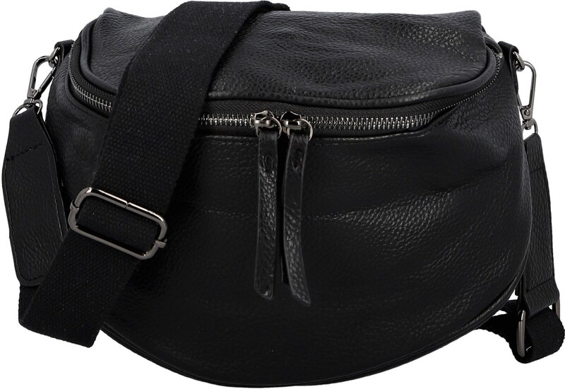 JGL Elegantna ženska torbica za struk od umjetne kože Ergitta Newa, crna