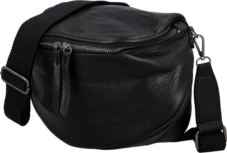 JGL Elegantna ženska torbica za struk od umjetne kože Ergitta Newa, crna