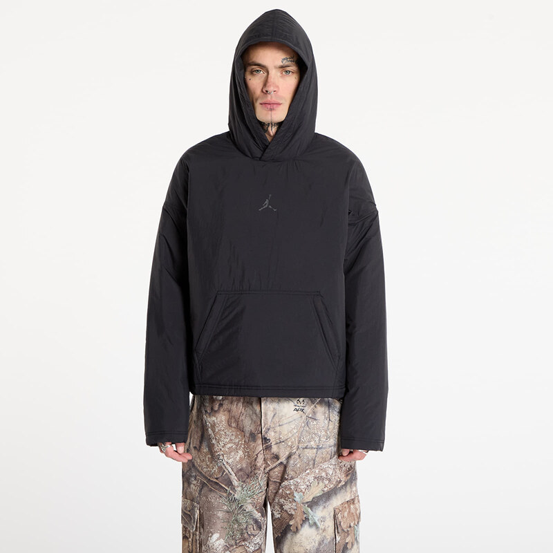Jakna Jordan Flight Men's Padded Mountainside Pullover Hoodie Black/ Dk Smoke Grey