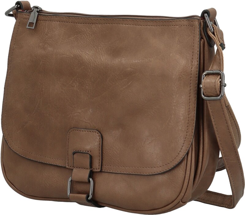 Urban Style Trendovska ženska torbica od umjetne kože preko tijela Gertha, kaki