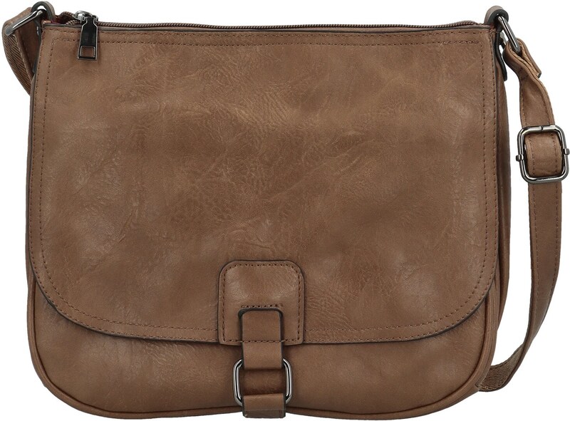 Urban Style Trendovska ženska torbica od umjetne kože preko tijela Gertha, kaki