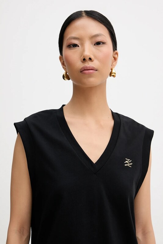 Pamučni top Karl Lagerfeld