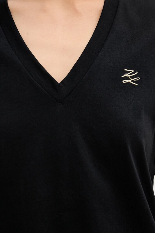 Pamučni top Karl Lagerfeld