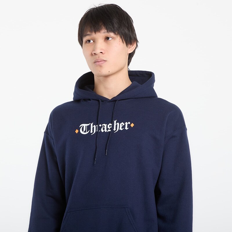 Hoodica Thrasher x Spitfire The End Oath Hoodie Navy