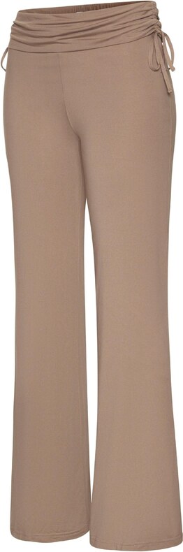 LASCANA Hlače taupe siva