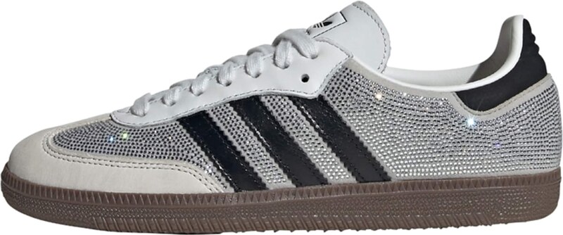 ADIDAS ORIGINALS Niske tenisice 'Samba' crna / srebro / bijela / prljavo bijela