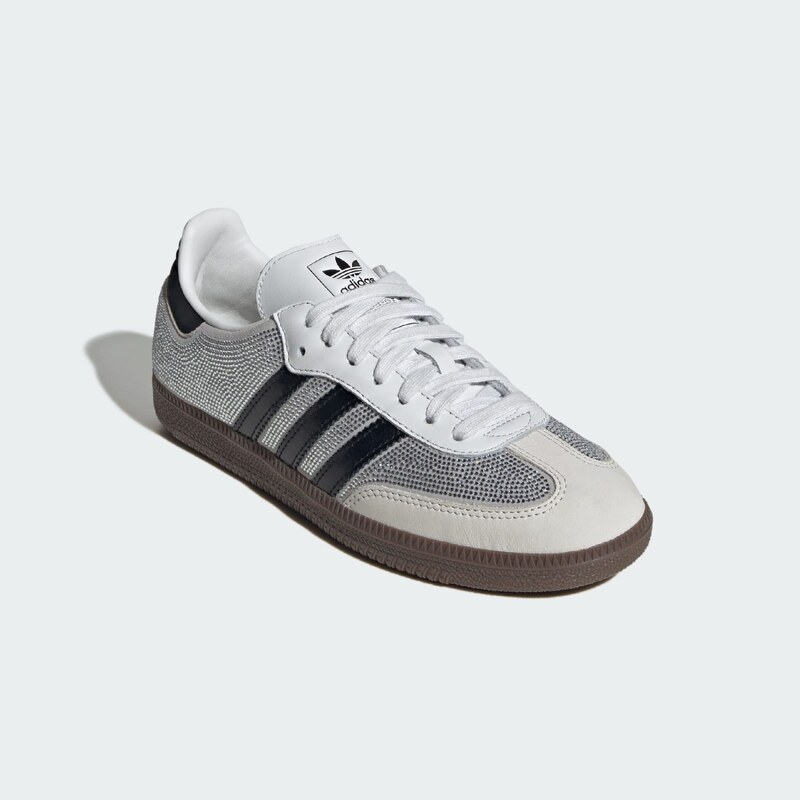 ADIDAS ORIGINALS Niske tenisice 'Samba' crna / srebro / bijela / prljavo bijela