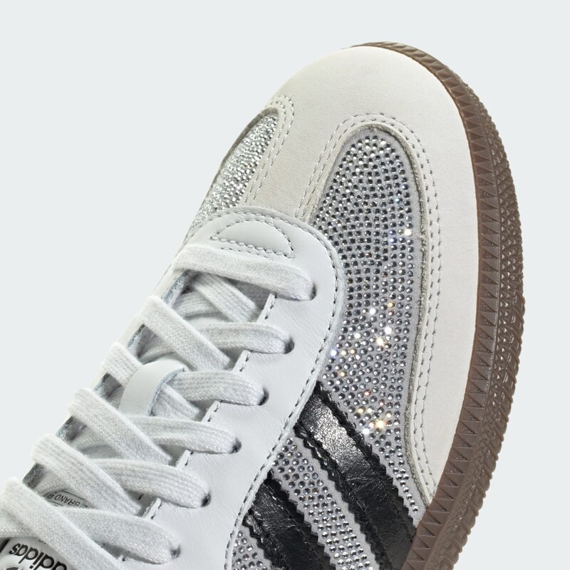 ADIDAS ORIGINALS Niske tenisice 'Samba' crna / srebro / bijela / prljavo bijela