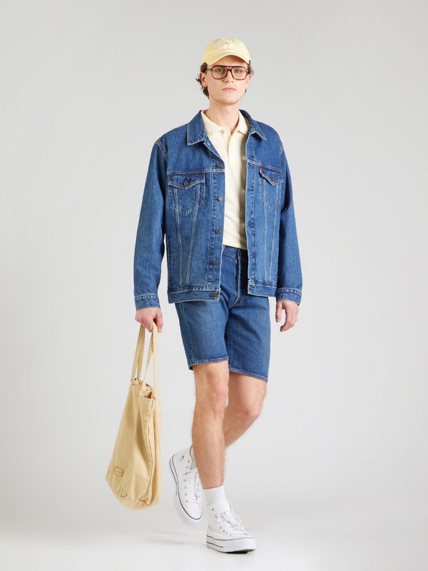 LEVI'S  Prijelazna jakna 'Relaxed Type III Trucker Jacket' plavi traper