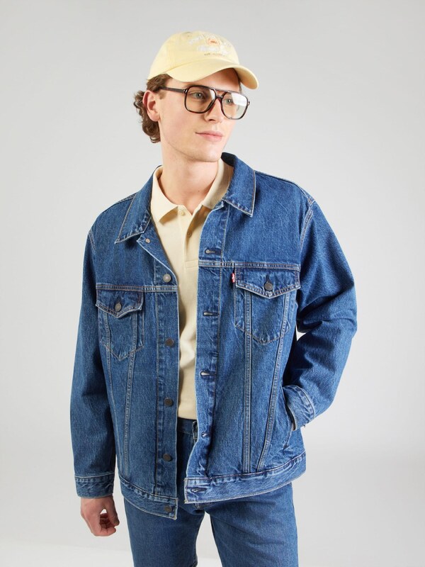 LEVI'S  Prijelazna jakna 'Relaxed Type III Trucker Jacket' plavi traper