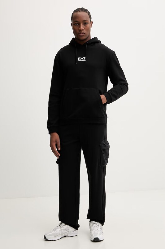 Pamučna dukserica EA7 Emporio Armani
