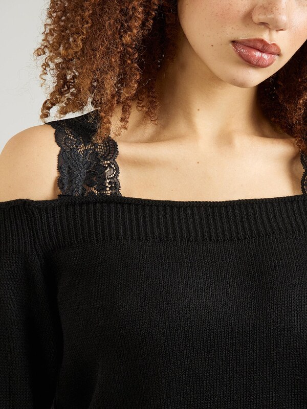 ABOUT YOU Pulover 'Silke' crna