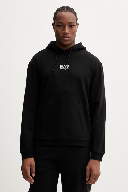 Pamučna dukserica EA7 Emporio Armani