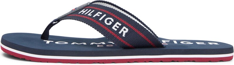 TOMMY HILFIGER Japanke mornarsko plava / crvena / bijela
