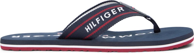 TOMMY HILFIGER Japanke mornarsko plava / crvena / bijela