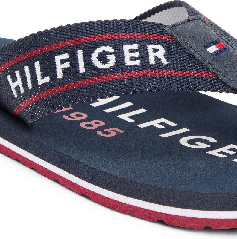 TOMMY HILFIGER Japanke mornarsko plava / crvena / bijela