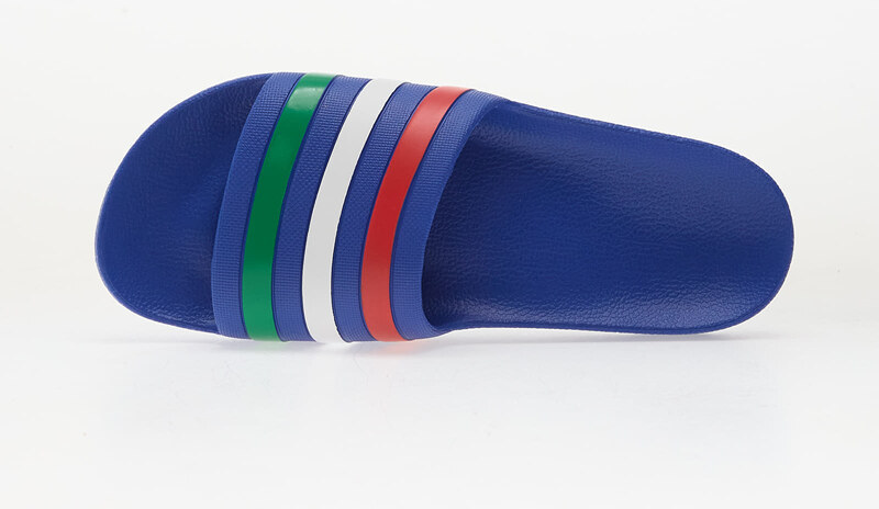 adidas Originals adidas Adilette Aqua Slides Bold Blue/ Green/ Ftwr White