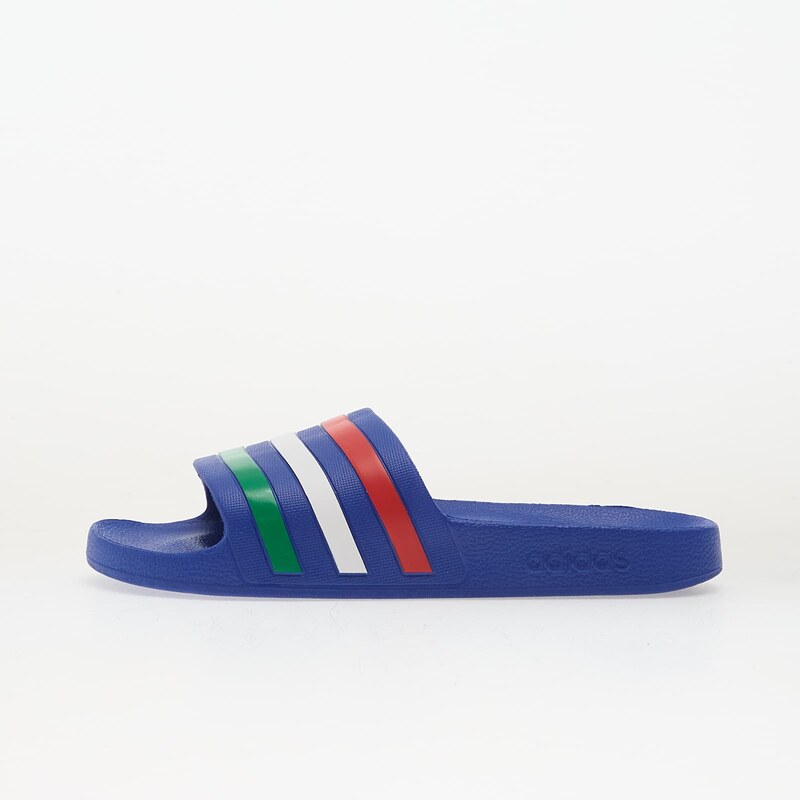 adidas Originals adidas Adilette Aqua Slides Bold Blue/ Green/ Ftwr White