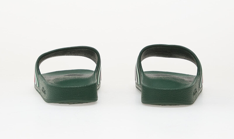 adidas Originals adidas Adilette Aqua Slides Team Dark Green/ Ftwr White/ Bright Red