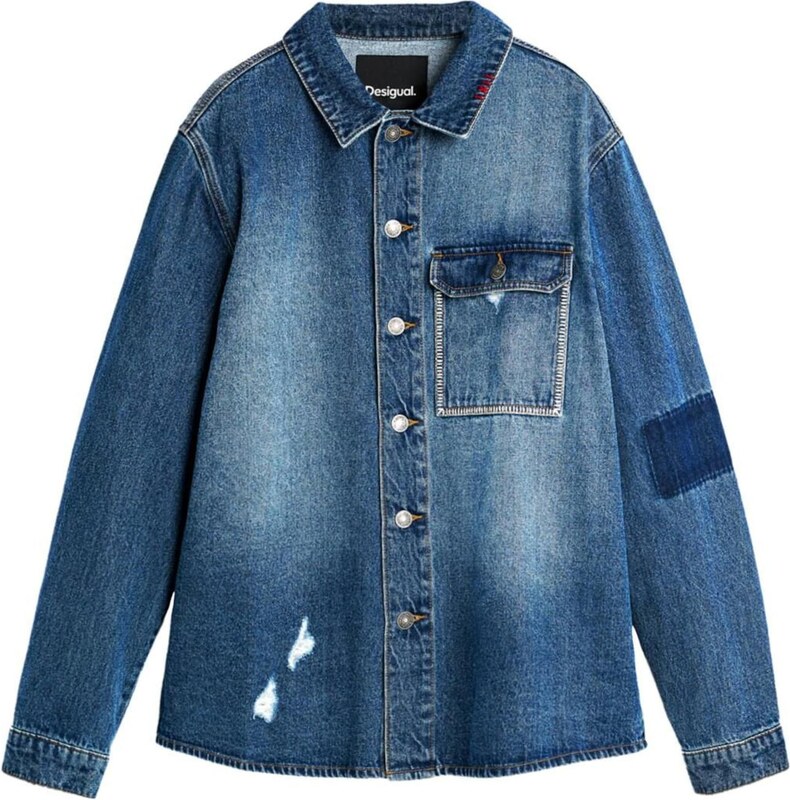 Desigual Prijelazna jakna plavi traper