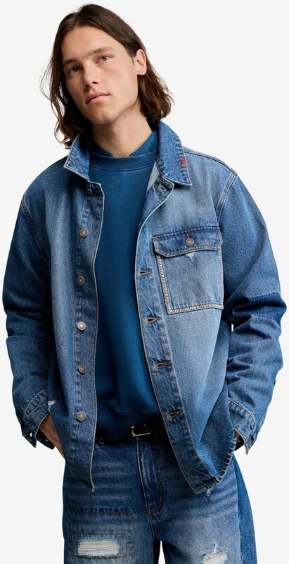 Desigual Prijelazna jakna plavi traper