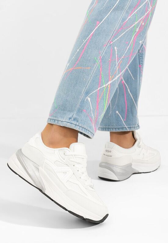 Zapatos Ženske sneakers Sidonya bijele