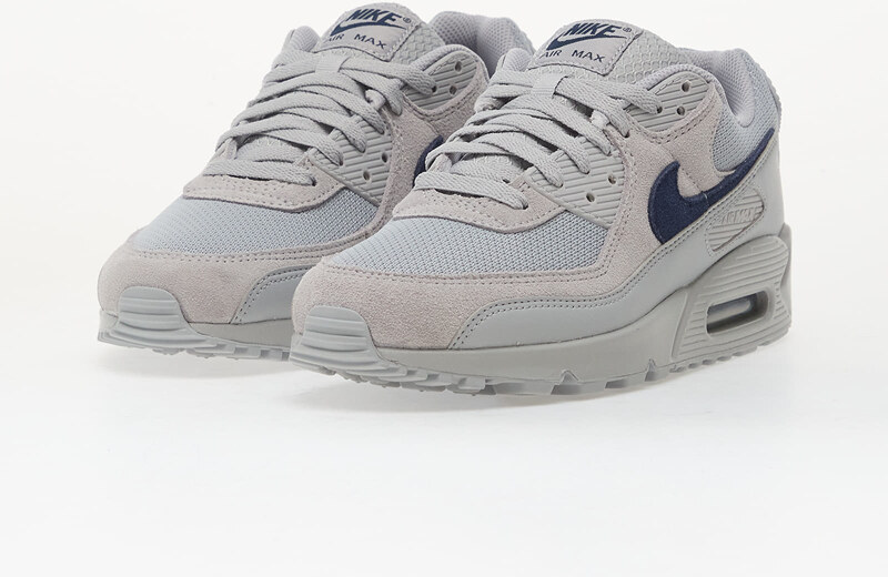 Nike Air Max 90 Wolf Grey/ Midnight Navy-Wolf Grey