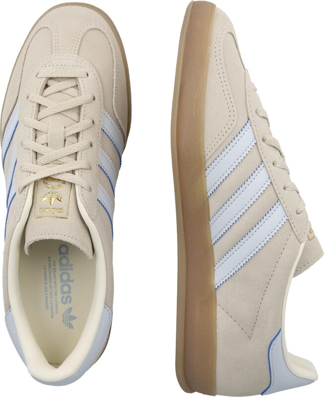 ADIDAS ORIGINALS Niske tenisice 'GAZELLE' boja pijeska / plava / zlatna / bijela