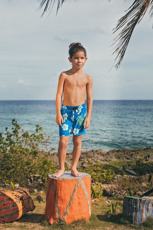 Pepita&Me Floral swim trunks