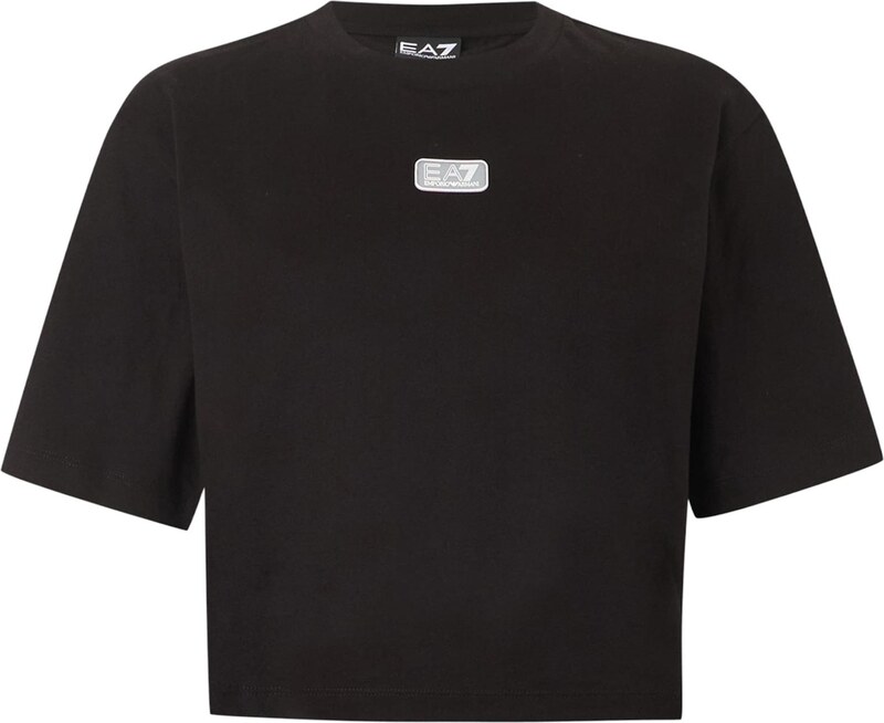 EA7 Emporio Armani Majica siva / crna