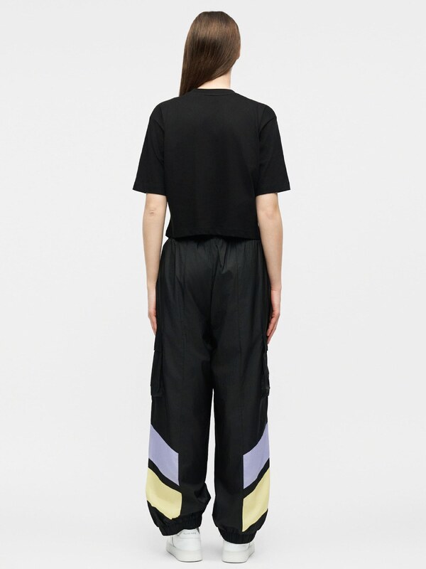 EA7 Emporio Armani Majica siva / crna