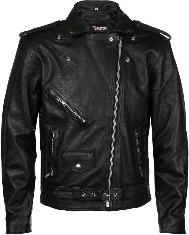 Jakna kožna "nož na sklapanje" - BRIXTON