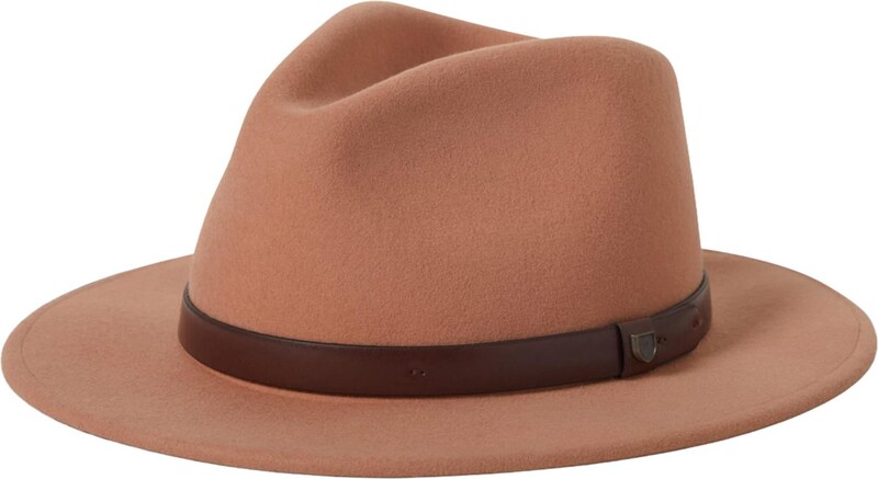 Brixton Šešir 'MESSER' tamno smeđa / hrđavo crvena