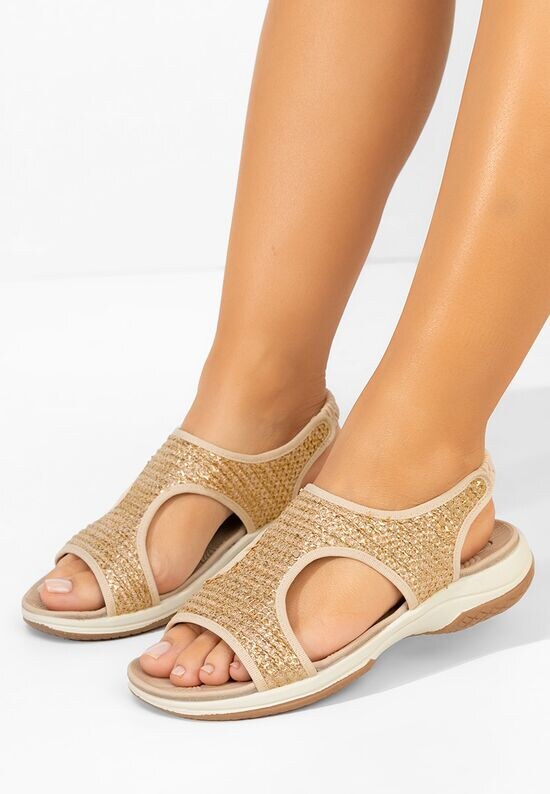 Zapatos Niske sandale Amenia kaki