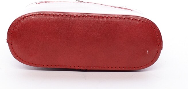 Delami Vera Pelle Ženska kožna torbica na rame ili preko tijela, Viola, crvena