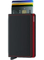 Secrid - Kožni novčanik SM.Black.Red-Black.Red