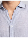 Panareha Men's Vichy Linen Shirt KRABI grey