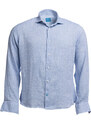 Panareha Men's Linen Shirt FIJI blue