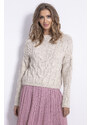 Glara Women's mohair sweater with boat neck