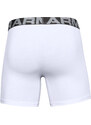 Under Armour Charged Cotton 6In 3 Pack White/ White