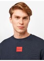 HUGO Red Sweater majica 'Diragol' mornarsko plava / svijetlocrvena