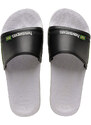 Havaianas Slide Brasil White/Black Unisex - Sandale Havaianas - Siva - H4142616-0128-BRA-35/36