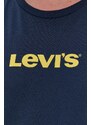 Majica kratkih rukava Levi's za muškarce, boja: tamno plava