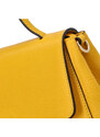 Delami Vera Pelle Trendi kožna torbica za nošenje u ruci, Fatima, žuta