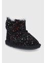 Dječje čizme za snijeg od brušene kože Emu Australia Toddle Galaxy boja: crna